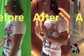 remove green screen background from your video