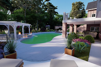 do front yard and backyard design