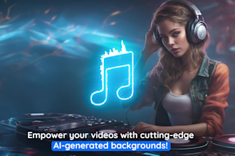 create the perfect soundwave background for your music