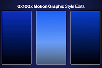 create clean motion graphic style edits with premium visuals