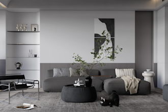 design and render interior, exterior by sketchup