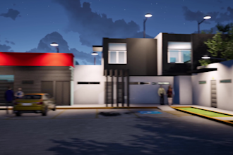 turn your project into a realistic 3d model using sketchup