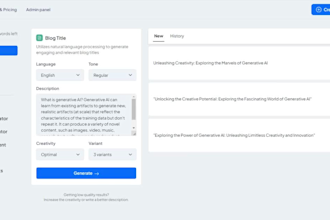 build a ai content and ai image generator platform, integration with wordpress