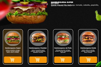 make digital menu video or animated board menu screen