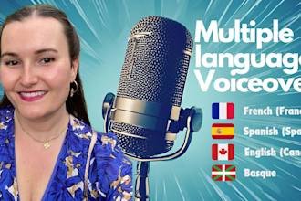 do a voiceover in french from france