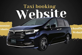 create a chauffeur, limousine, and taxi booking website