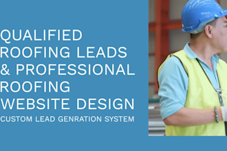 create high converting roofing website sales funnel for roofing leads generation