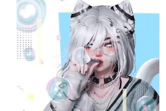 design live2d anime vtuber model rig and pngtuber conversion for streaming