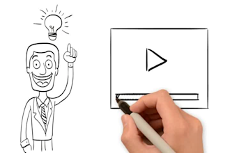 create a whiteboard video with voice and script