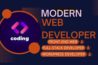 do front end website software development web application wordpress development
