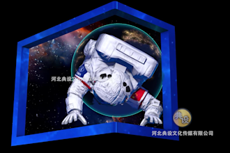 outdoor 3d led billboard deformation animation