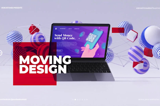 create website and app promo video for you