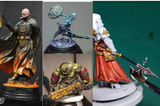 3d print and paint your 3d miniatures warhammer 40k aos to high standard