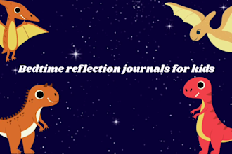deliver a custom bedtime reflection journal ebook for kids