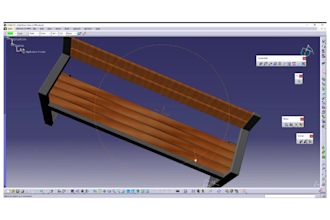 design an outdoor bench for you