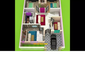 create 3d floor plan realistic render 3d floor, interior, exterior