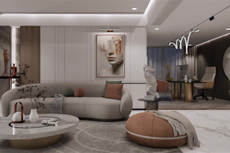 do interior design and realistic 3d rendering