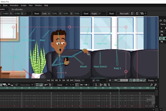 animate characters in moho pro for explainer videos or short films