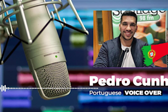 record portuguese male voiceover