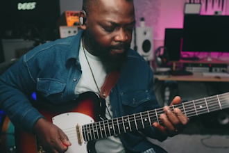 record electric guitar, bass or be your acoustic guitarist