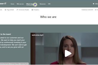 develop a custom sharepoint online intranet