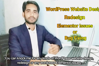 design responsive wordpress website design or wordpress blog