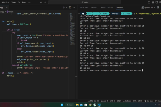 do python programing projects,tasks and software developing