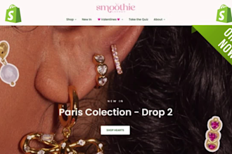jewelry shopify store shopify jewelry website design jewelry dropshipping store