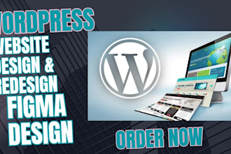 design wordpress website figma design or redesign wordpress website development
