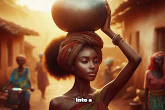 do unique america, african folktales veo3 for youtube video