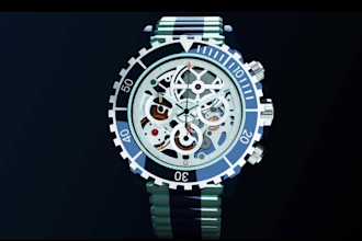 3d watch animation cgi video 3d watch animation 3d jewelry video
