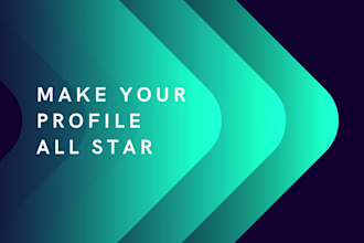 fully create,optimize, edit and update your linkedin profile