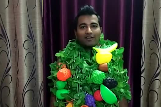 deliver an exclusive message with my fruit man costume