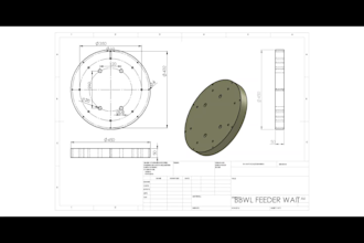 work on solidworks  well trained in 3d model , machine design