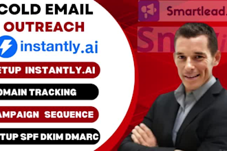 instantly ai connect emails warmup for cold email outreach campaigns trainings