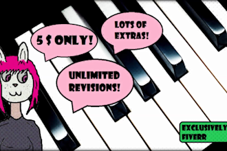 create a piano instrumental of your song