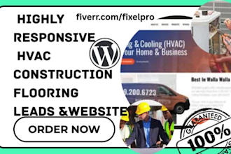 generate hvac construction flooring contractor handyman roofing leads website