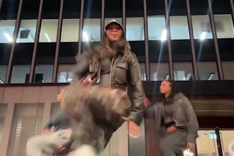 create a tiktok dance video to your song hip hop, shuffle, afrobeat style