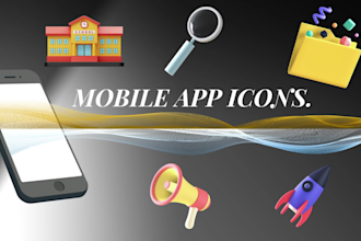 design attractive icon, icon pack, flat icon, favicon