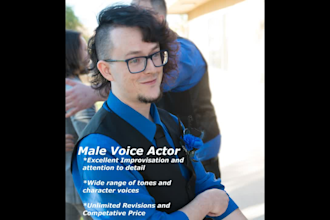 be your male voice actor
