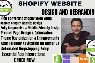 redesign shopify store shopify design and redesign ecommerce website