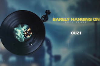make youtube visualizer lyric video vinyl style