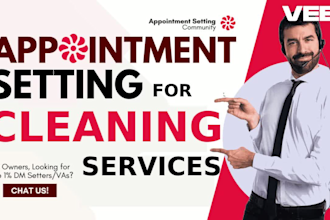 set appointments for janitorial services