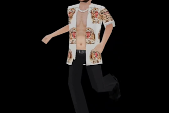 do retro psx style characters