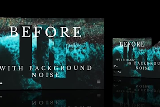 remove background noise from your video and audio