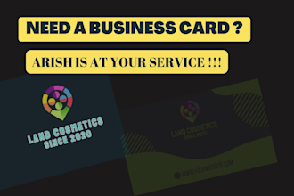 make a business card for your company