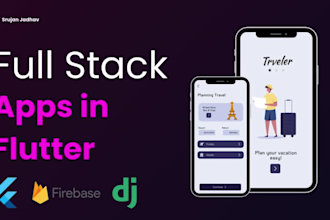 build a modern flutter app with backend integration