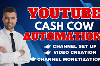 automate your faceless business youtube automation channel with cash cow videos