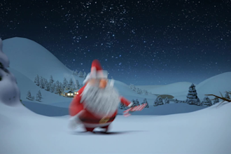 make santa claus christmas video