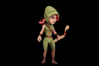 model low poly 3d assets for unity, mobile, ar, VR, unreal and metaverse games
